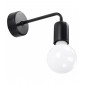 Applique murale DUOMO acier noir 1 ampoule|Appliques murales|Luminaire Center
