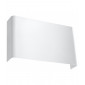 Applique murale COPERTURA acier blanc 2 ampoules|Appliques murales|Luminaire Center