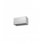 Applique murale QUAD MAXI aluminum gris 2 ampoules|Appliques murales|Luminaire Center