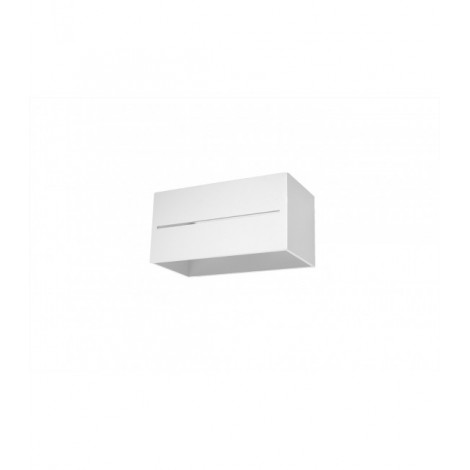 Applique murale LOBO MAXI aluminum blanc 2 ampoules|Appliques murales|Luminaire Center
