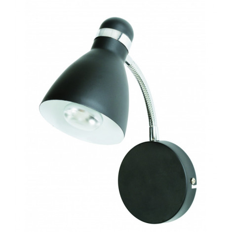 Applique murale VIKTOR Noire 1 ampoule|Appliques murales|Luminaire Center