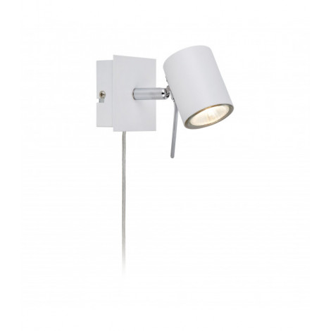 Applique murale HYSSNA LED blanche 1 ampoule|Appliques murales|Luminaire Center