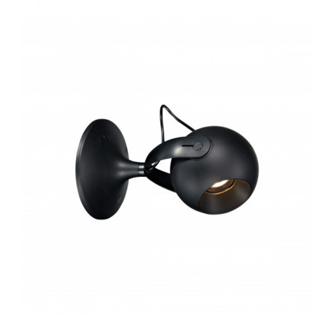 Applique murale KLOT Noire 1 ampoule|Appliques murales|Luminaire Center