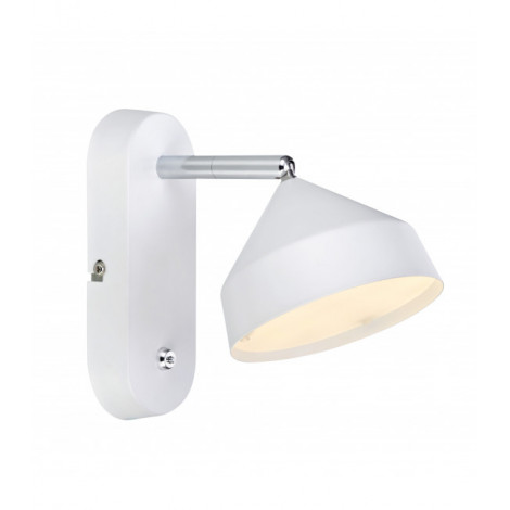 Applique murale TRATT blanche 1 ampoule|Appliques murales|Luminaire Center