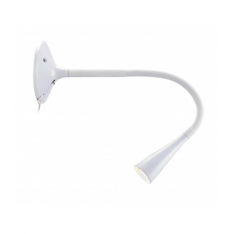 Applique murale SNAKE blanche 1 ampoule|Appliques murales|Luminaire Center