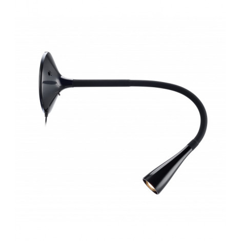 Applique murale SNAKE Noire 1 ampoule|Appliques murales|Luminaire Center