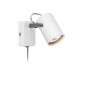 Applique murale KEY blanche 1 ampoule|Appliques murales|Luminaire Center