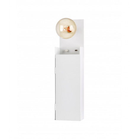 Applique murale COMBO blanche 1 ampoule|Appliques murales|Luminaire Center