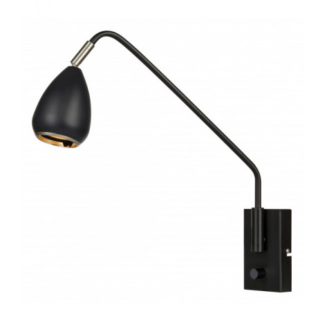 Applique murale BIKE Noire 1 ampoule|Appliques murales|Luminaire Center