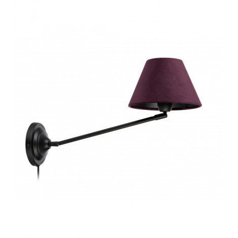 Applique murale GARDA Noire 1 ampoule|Appliques murales|Luminaire Center