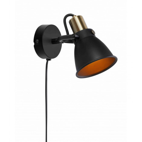 Applique murale ALTON Noire 1 ampoule|Appliques murales|Luminaire Center