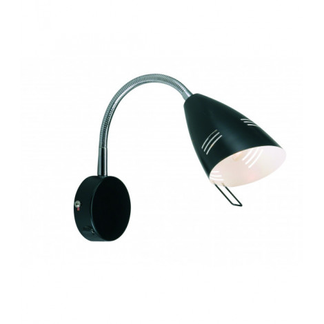 Applique murale VEJLE Noire 1 ampoule|Appliques murales|Luminaire Center