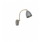 Applique murale DELUXE en Métal et Gris chaud/Laiton Diamètre 9,8 Cm|Appliques murales|Luminaire Center