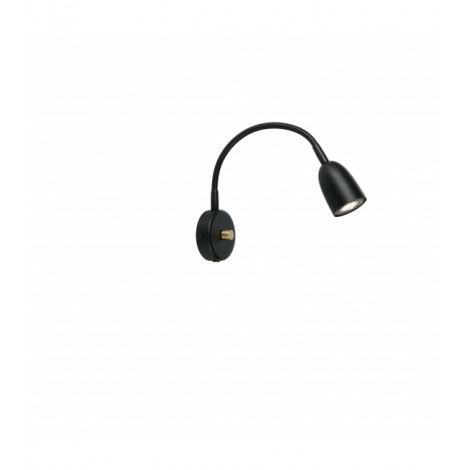 Applique murale RADIELL en Métal et Noir Diamètre 8 Cm|Appliques murales|Luminaire Center
