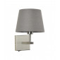 Applique grise de chevet Norte ronde|Appliques murales|Luminaire Center
