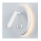 Applique de chevet moderne Nelly blanc|Appliques murales|Luminaire Center