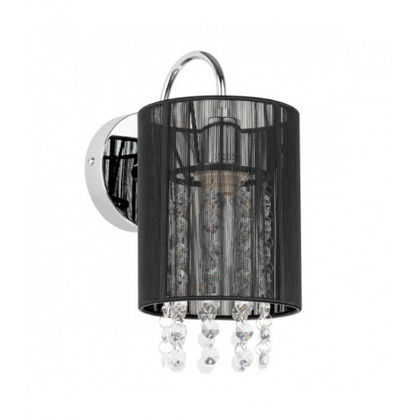 Applique murale en cristal Lana BK Noir|Appliques murales|Luminaire Center