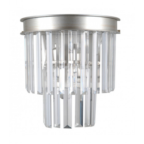 Applique murale en cristal Verdes argent|Appliques murales|Luminaire Center