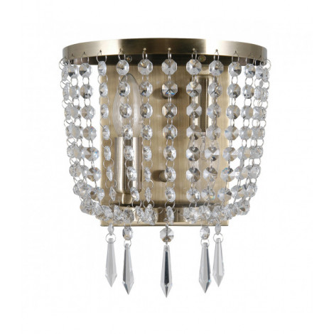 Applique murale en cristal Cortina Bronze antique|Appliques murales|Luminaire Center