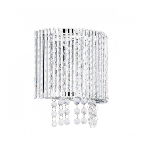 Applique murale en cristal Anabella argent|Appliques murales|Luminaire Center