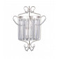 Applique murale en cristal Rinaldo Champagne argent|Appliques murales|Luminaire Center