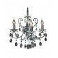 Applique murale en cristal Barocco Chrome Chrome|Appliques murales|Luminaire Center