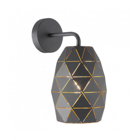 Applique murale moderne Harley Champagne doré graphite|Appliques murales|Luminaire Center
