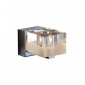 Applique murale moderne Cubric Chrome|Appliques murales|Luminaire Center