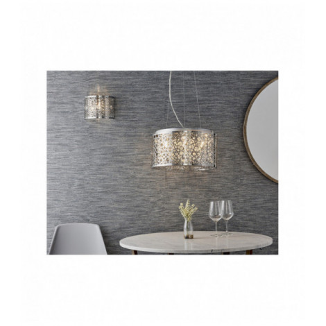 Applique Fayola Acier en cristal|Appliques murales|Luminaire Center