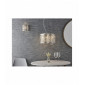 Applique Fayola Acier en cristal|Appliques murales|Luminaire Center