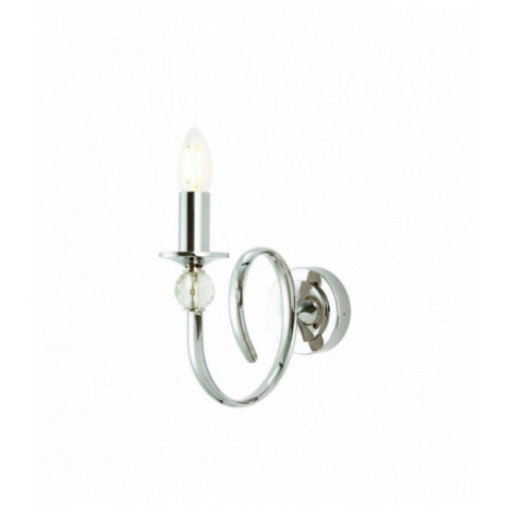 Applique Fabia Acier Nickel poli 40W|Appliques murales|Luminaire Center