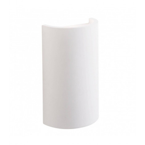 Applique en plâtre Plâtre Plâtre blanc 2 ampoules 16cm|Appliques murales|Luminaire Center