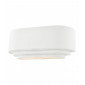 Applique en plâtre Lando Céramique blanc 1 ampoule 13cm|Appliques murales|Luminaire Center