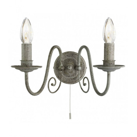 Applique 2 ampoules Greythorne, gris|Appliques murales|Luminaire Center
