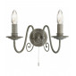 Applique 2 ampoules Greythorne, gris|Appliques murales|Luminaire Center