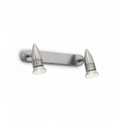 Applique murale Nickel ALFA 2 ampoules|Appliques murales|Luminaire Center
