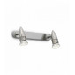 Applique murale Nickel ALFA 2 ampoules|Appliques murales|Luminaire Center