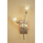 Applique murale Pietra avec interrupteur 2 Ampoules G9, laiton antique|Appliques murales|Luminaire Center