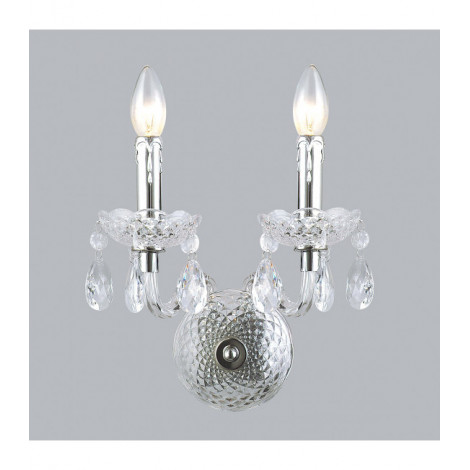 Applique murale en cristal Whiz Chrome|Appliques murales|Luminaire Center