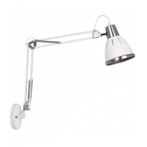 Applique murale industrielle et rétro Vera blanc|Appliques murales|Luminaire Center