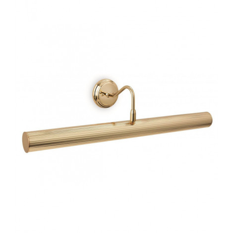 Applique à tableau Reeded 4 ampoules Laiton poli|Appliques murales|Luminaire Center