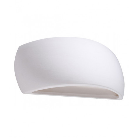 Applique murale Pontius Verre,céramique blanc 1 ampoule 14cm|Appliques murales|Luminaire Center