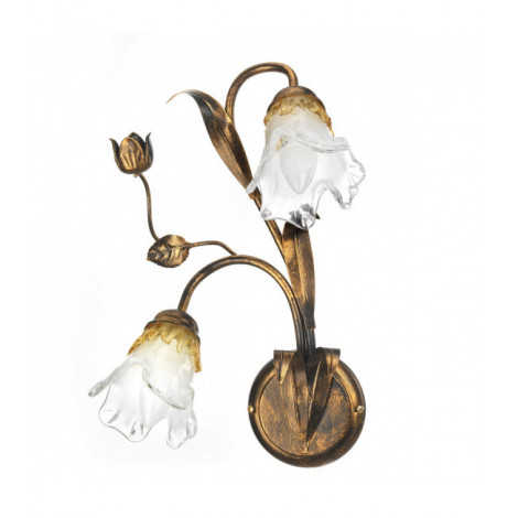 Applique murale ARIANNA 2 Light Métal,Herbe Bronze|Appliques murales|Luminaire Center