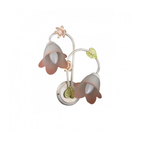 Applique murale D'ORO Twin Arm Verre,Métal|Appliques murales|Luminaire Center