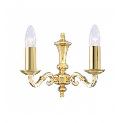 Applique 2 ampoules Séville, en laiton antique|Appliques murales|Luminaire Center