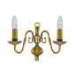 Applique 2 ampoules Flemish, en laiton antique|Appliques murales|Luminaire Center