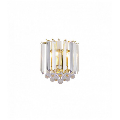 Applique Fargo, laiton et acrylique, 2 ampoules|Appliques murales|Luminaire Center