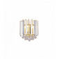 Applique Fargo, laiton et acrylique, 2 ampoules|Appliques murales|Luminaire Center