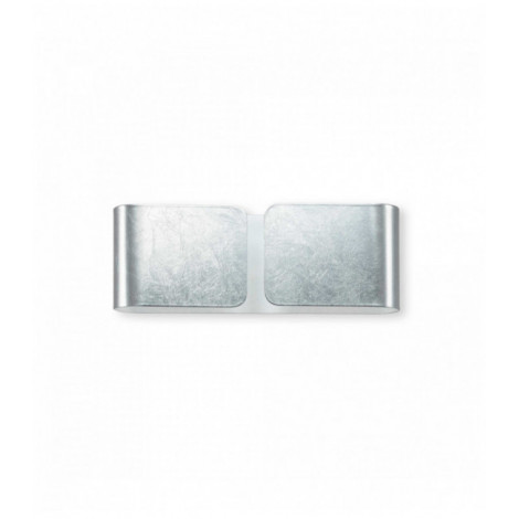 Applique murale Argentée CLIP 2 ampoules|Appliques murales|Luminaire Center