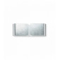 Applique murale Argentée CLIP 2 ampoules|Appliques murales|Luminaire Center